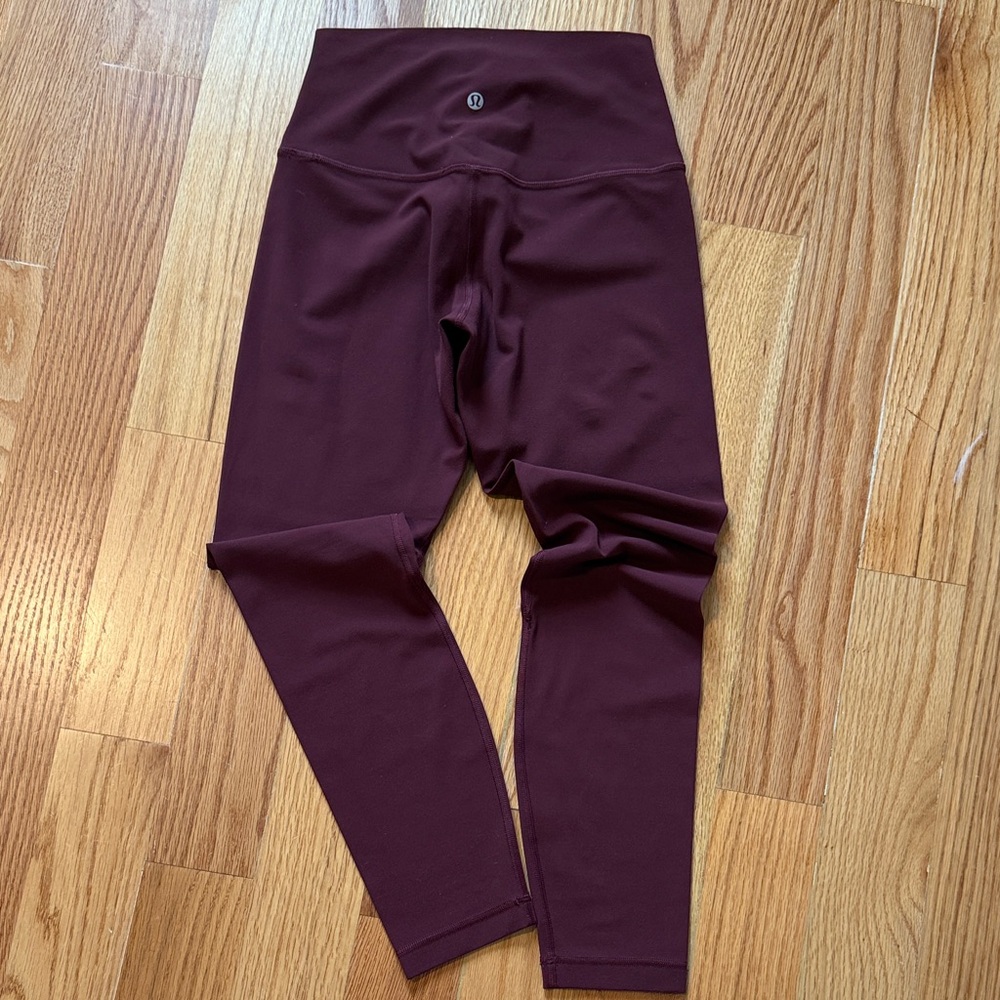 Lululemon Align Burgundy Leggings